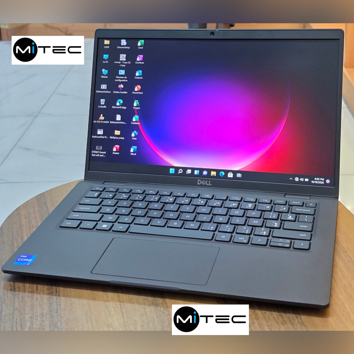 Pc Dell 7420 Core i7 - 14 Pouce - 11ème Gén - 32 GB  Ram - 512 GB Ssd - Sac + Clé USB + Souris