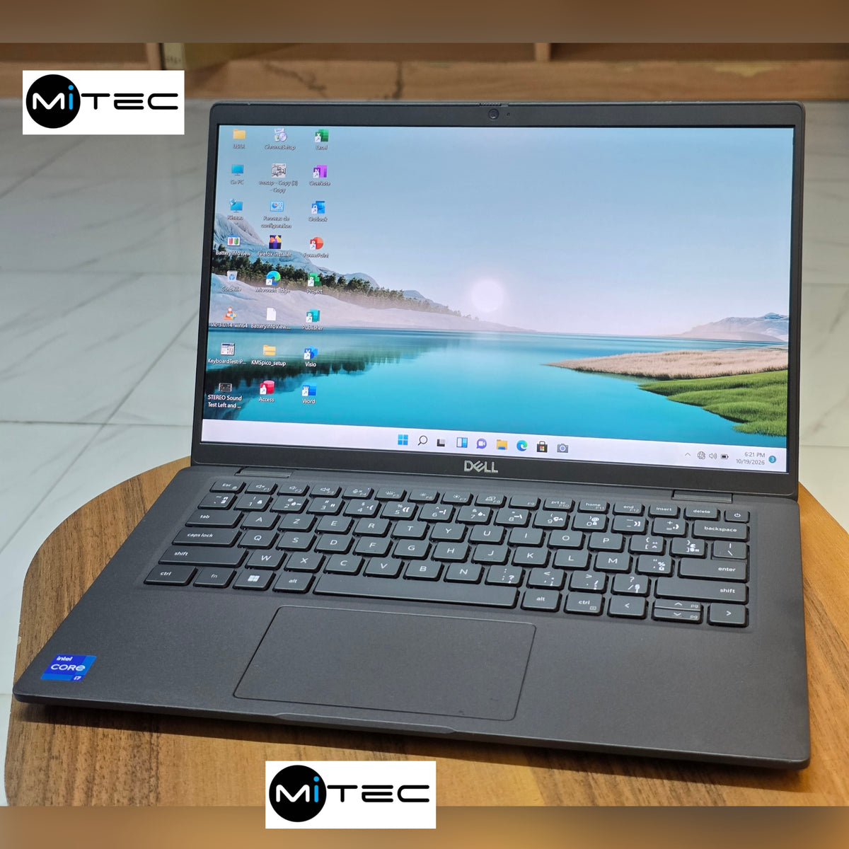 Pc Dell 7430 Core i7 - 14 Pouce - 12ème Gén - 32 GB  Ram - 512 GB Ssd - Sac + Clé USB + Souris