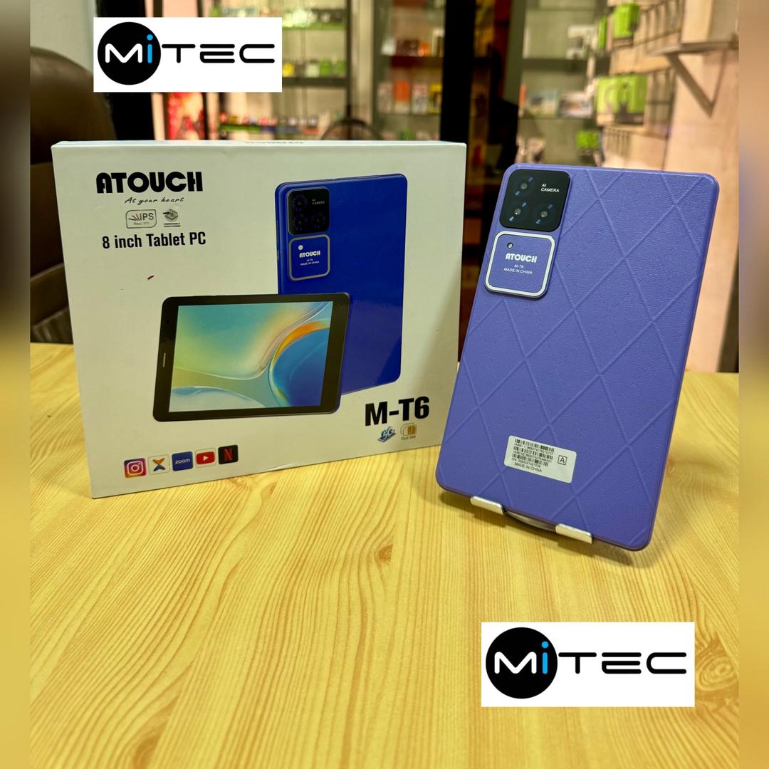 Tablette Educative ATouc MT6 Neuve - 4 GB - 128 GB - 8 Pouces - Prend Puce - Avec Clavier + Stylet  + Souris - Android 14