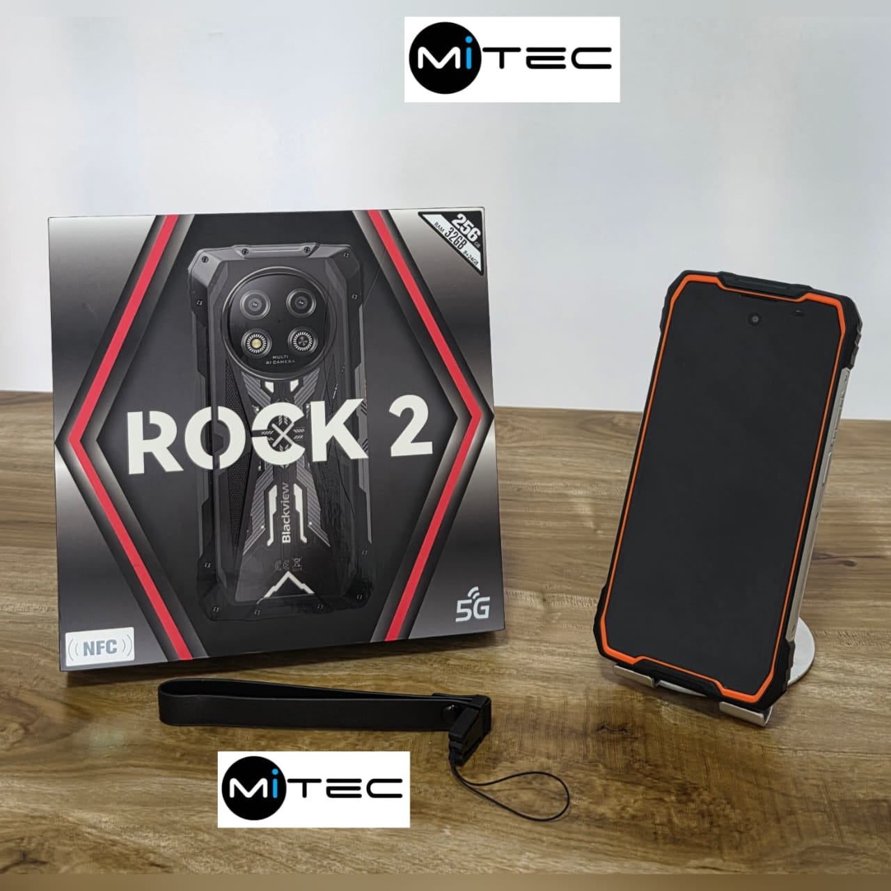 Blackview Robuste Rock 2  Occaz 5G -  32 GB  -  256 GB - 6,67 Pouces - 15 000mAh -