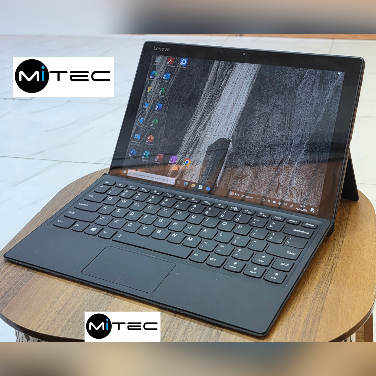 Pc Détachable Lenovo IdeaPad Mix 510 Core i7 - 12 Pouces - Écran Tactile - 8 GB Ram - 512 GB Ssd - Sac + Clé USB + Souris Offert