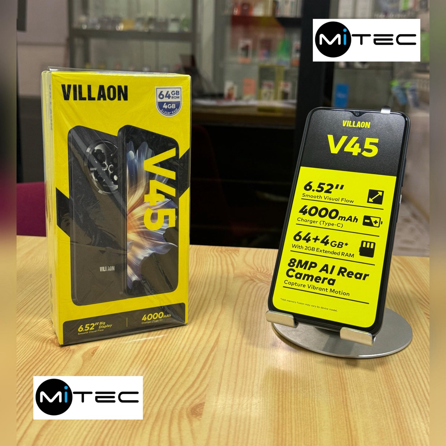 Villaon V45 Neuf - 4 GB - 64 GB - 4000 mAh - 6'52 Pouces - Dual Sim