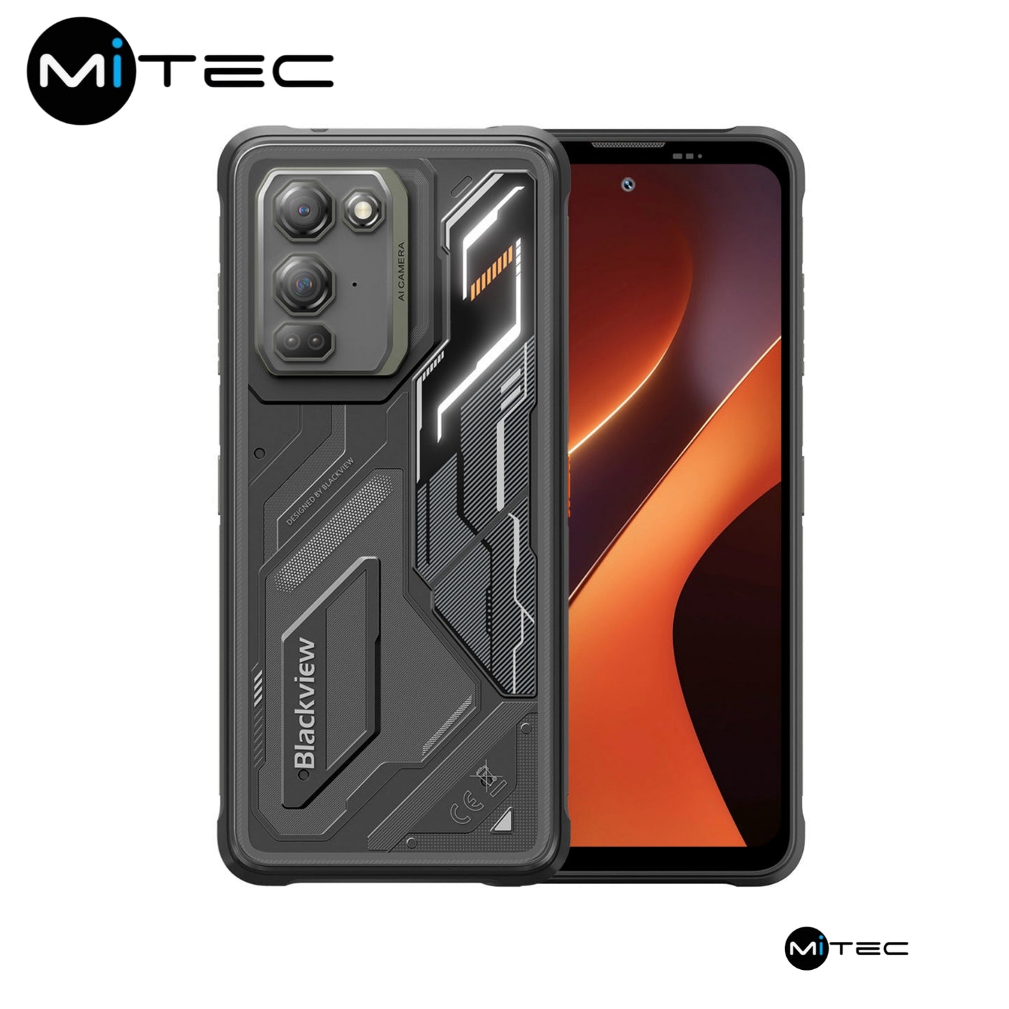 Blackview ROBUSTE FORT 200 Neuf - 48 GB - 256 GB - 108 Mpx - 5000 mAh - 6'78 Pouces - Smartphone Robuste