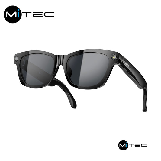 Blackview BV100 - Lunettes intelligentes IA avec caméra 8 MP, appels Bluetooth et assistant vocal
