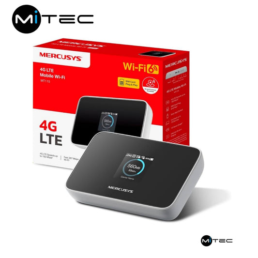 Pocket WiFi Mercusys MT115 4G LTE Wi-Fi 6 Neuf