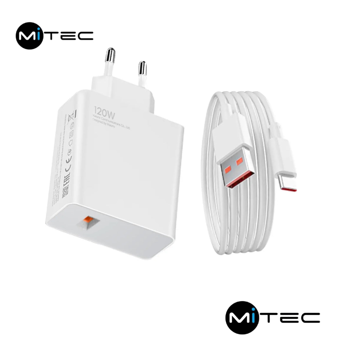 Xiaomi 120W Charging Combo – Chargeur Ultra-Rapide avec Câble USB-C