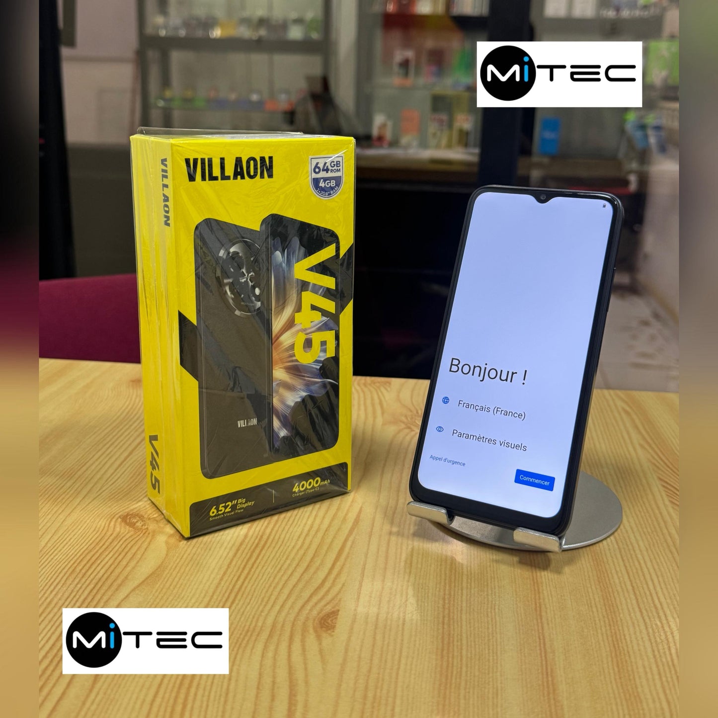 Villaon V45 Neuf - 4 GB - 64 GB - 4000 mAh - 6'52 Pouces - Dual Sim