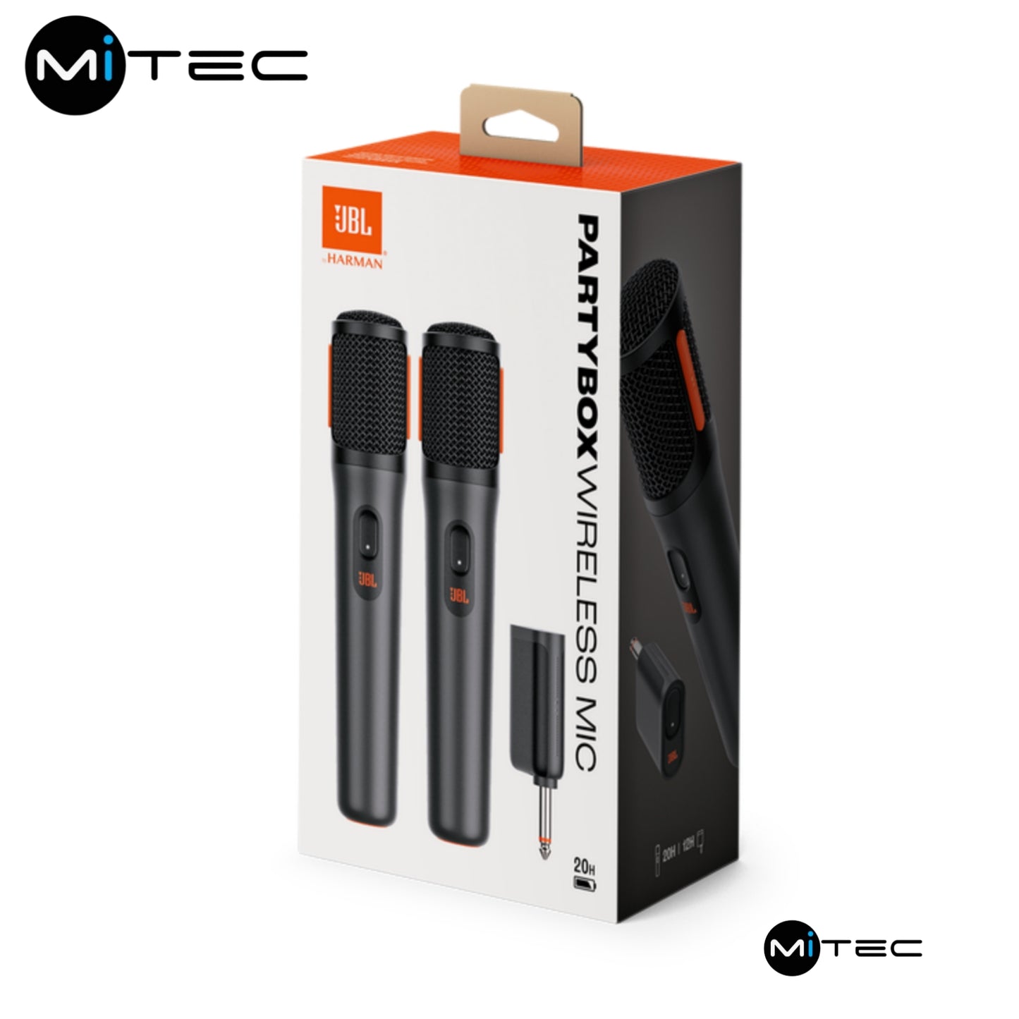 Micro JBL PartyBox Wireless Dual Microphone Neuf