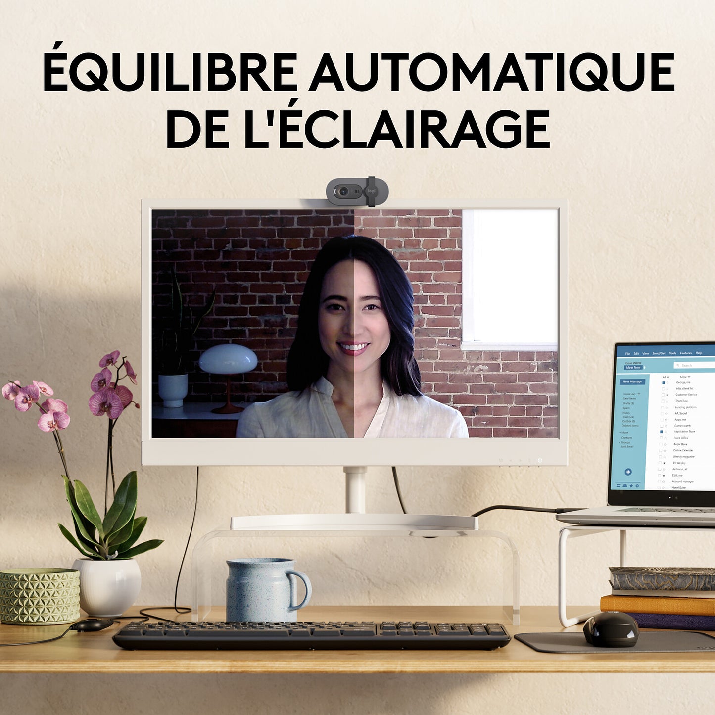 Webcam Logitech Brio 105 Full HD 1080p Neuve