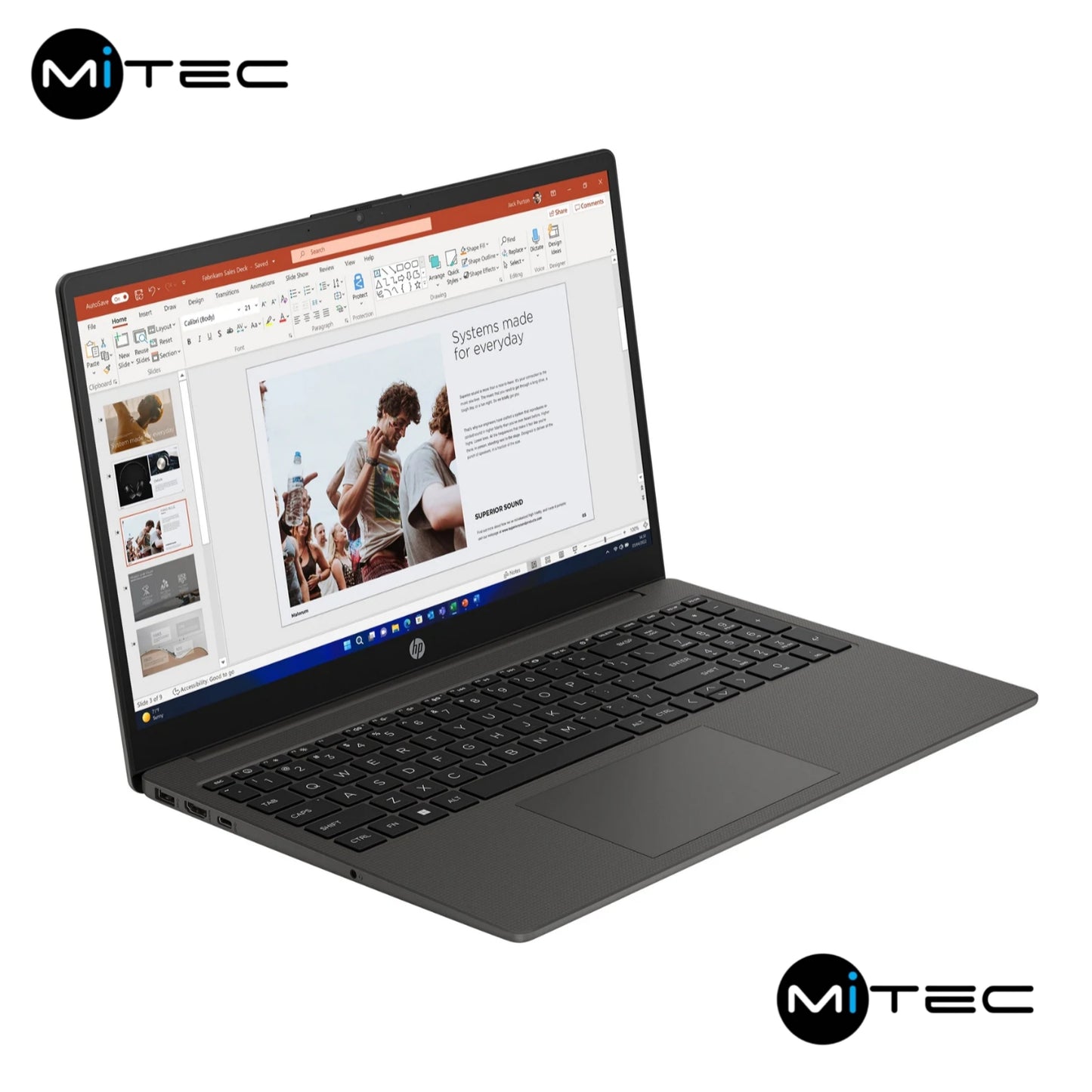 Pc Hp NoteBook 250 G10 Neuf Scellé - Rapide -  4 GB - 256 GB Ssd - 15'6 Pouces + Sac Offert